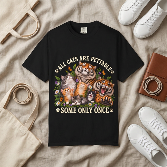 All Cats Are Pettable T-Shirt