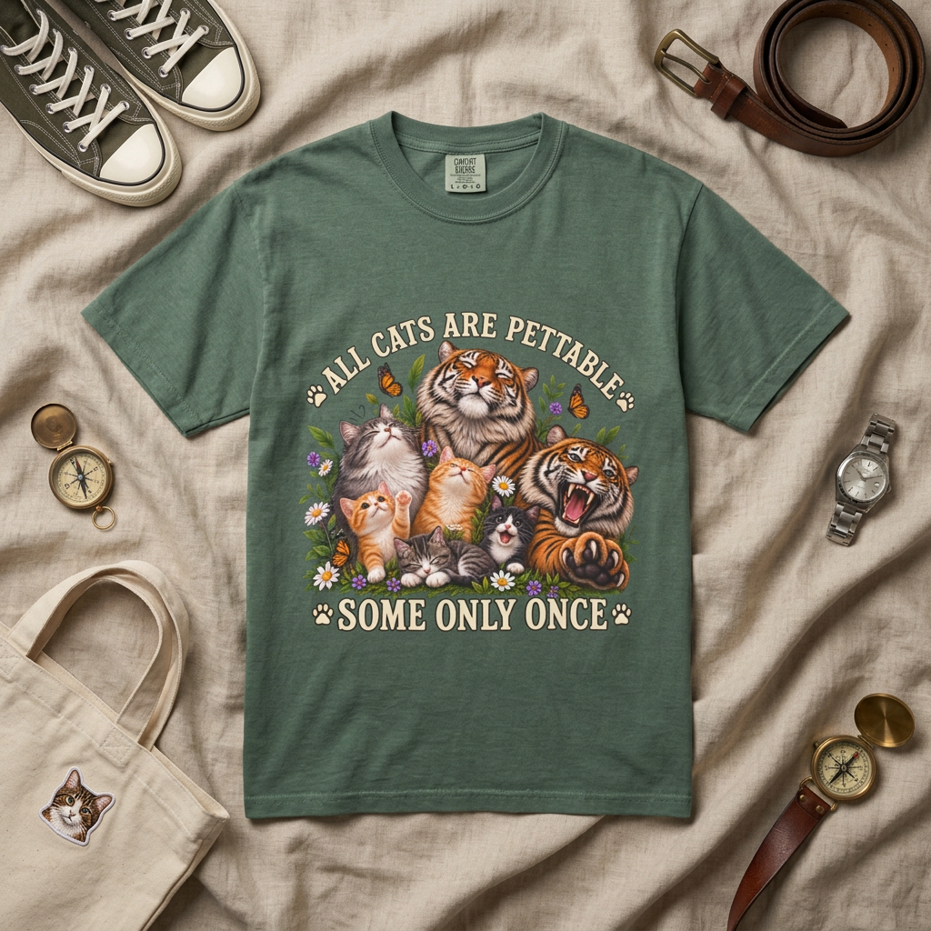 All Cats Are Pettable T-Shirt